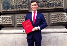 Abel Duran student generacije na Građevinskom fakultetu u Beogradu