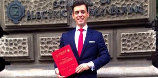 Abel Duran student generacije na Građevinskom fakultetu u Beogradu