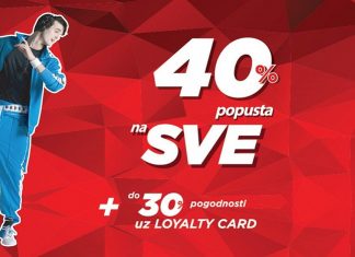 Do 28. februara samo u Đak Sport-u 40% popusta na sve u radnji!