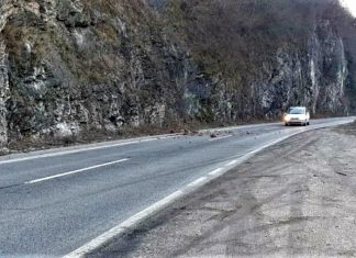 Česti odroni na magistrali od Bistrice ka Prijepolju, Brodarevu i Gostunu