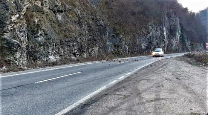 Česti odroni na magistrali od Bistrice ka Prijepolju, Brodarevu i Gostunu