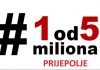 Prvi protest “1 od 5 miliona” u Prijepolju