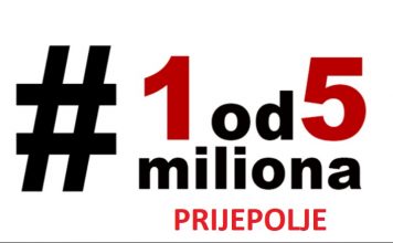 Prvi protest “1 od 5 miliona” u Prijepolju