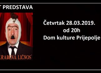 Hit komedija “Ukrađena ličnost” 28. marta u Domu kulture