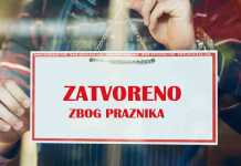 Prema kalendaru državnih praznika neradni dani 1., 2. i 7. januar
