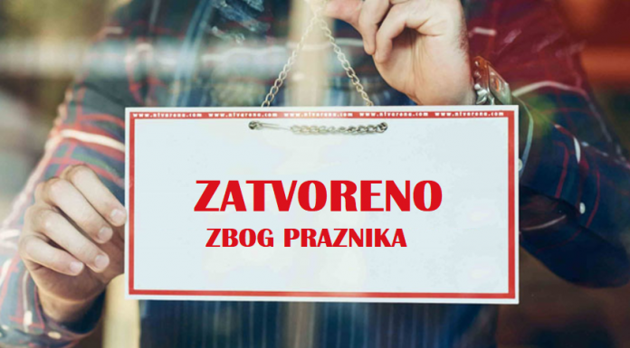 Prema kalendaru državnih praznika neradni dani 1., 2. i 7. januar