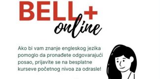 Besplatni kursevi engleskog jezika – Bell+online