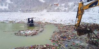 Počelo čišćenje Potpećkog jezera