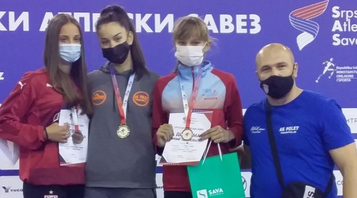 Nikolina Pejatović prvakinja Srbije u skoku u vis