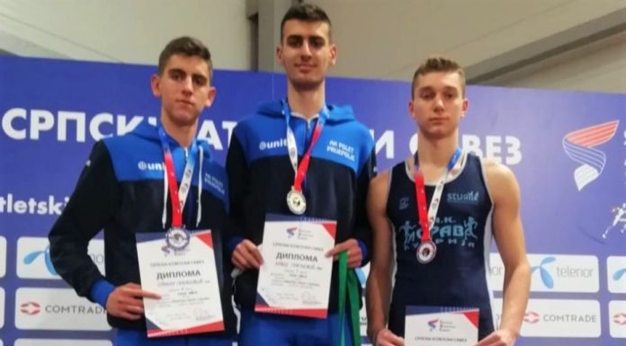 Maid Preljević prvak Srbije u disciplini skok uvis