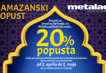 U Metalcu Ramazanski popust do 2. maja