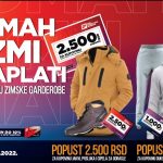 Đak Sport poklanja 2.500 i 1.000 dinara popusta za kupovinu zimske garderobe